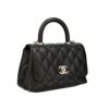 シャネル ハンドバッグ ショルダーバッグ レディース ココマーク ブラック CHANEL AS2215 B05061 94305 ブラック