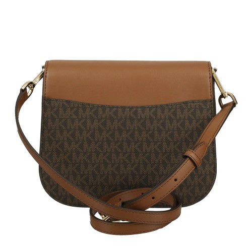 マイケルコース ショルダーバッグ レディース エミリア MK シグネチャー スモール クロスボディバッグ ブラウン MICHAEL KORS 35S2GU5C1B BROWN