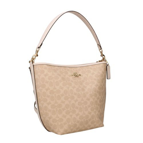 COACH ベージュ ショルダーバッグ