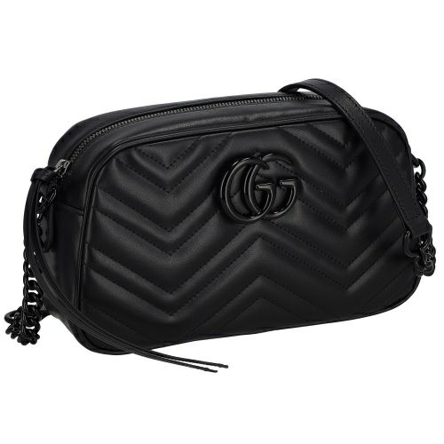 グッチ GUCCI ショルダーバッグ レディース ARIA GG Marmont ブラック 
