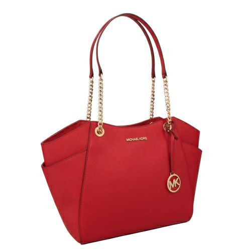 マイケルコース トートバッグ レディース ジェット セット トラベル レッド MICHAEL KORS 35T5GTVT3L BRIGHT RED