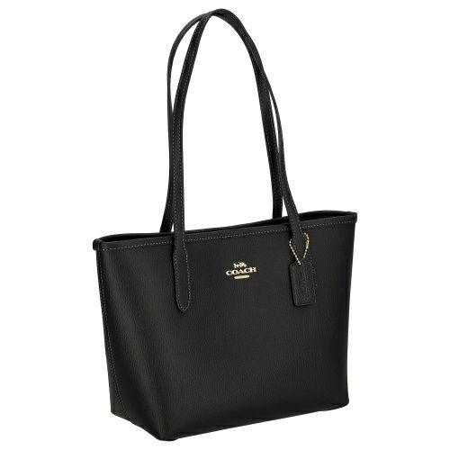 コーチ アウトレット トートバッグ レディース レザー シティー スモール トート ブラック COACH OUTLET CT859 IMBLK