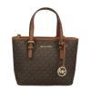 マイケルコース トートバッグ ショルダーバッグ レディース ジェット セット トラベル シグネチャー ブラウン MICHAEL KORS 35T9GTVT0B BROWN