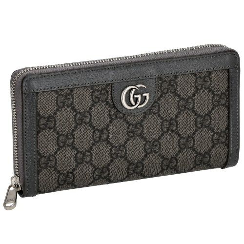 グッチ 長財布 レディース オフィディア ジップアラウンドウォレット グレー GUCCI 706844 UULBN 1244 | GINZA  LoveLove（ラブラブ）