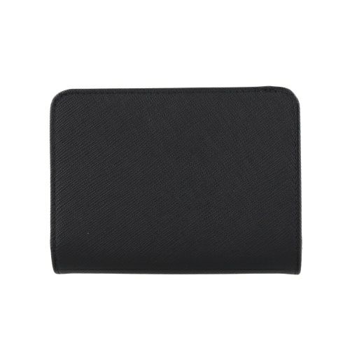 プラダ 二つ折り財布 レディース サフィアーノ トライアングルロゴ ブラック PRADA 1ML018 2C7X F0002 NERO