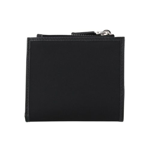 プラダ 二つ折り財布 メンズ トライアングルロゴ ブラック PRADA  