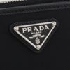 プラダ 二つ折り財布 メンズ サフィアーノ トライアングルロゴ ブラック PRADA 2ML049 2DMH F0002 NERO