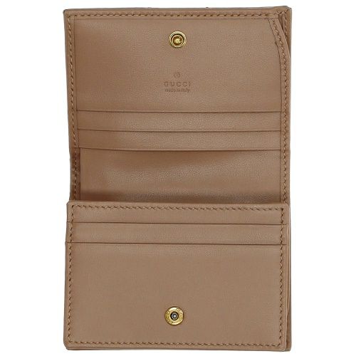 グッチ 二つ折り財布 レディース ダブルG ベージュ GUCCI 466492 DTD1T 5729 ベージュ