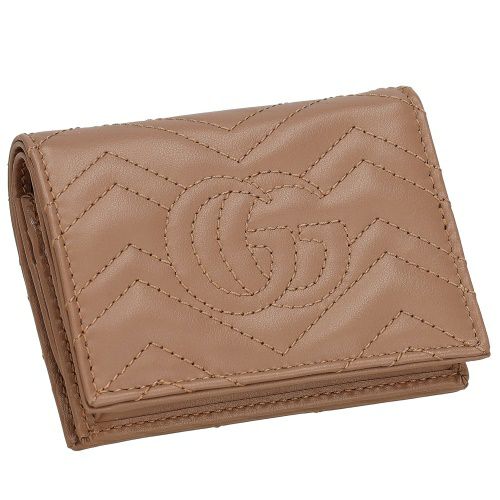 グッチ 二つ折り財布 レディース ダブルG ベージュ GUCCI 466492 DTD1T 