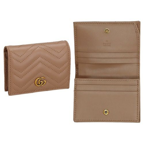 グッチ 二つ折り財布 レディース ダブルG ベージュ GUCCI 466492 DTD1T 