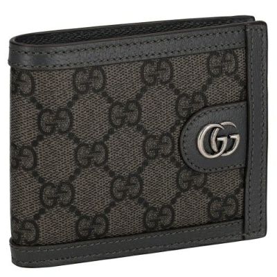 グッチ 二つ折り財布 メンズ オフィディア GG コインウォレット ブラック GUCCI 597609 UULBN 1244 グレー ブラック |  GINZA LoveLove（ラブラブ）