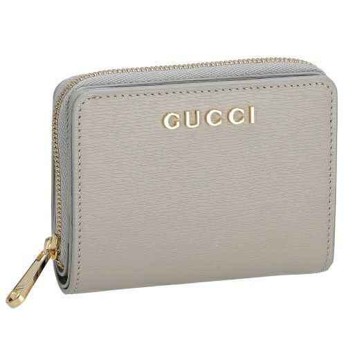 グッチ 二つ折り財布 レディース GUCCI スクリプト ミニ ウォレット グレー GUCCI 772639 0OP0N 1440