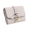 クロエ 三つ折り財布 レディース アルファベット SMALL TR-FOLD WALLET グレー CHLOE CHC21WP945 084 WILD GREY