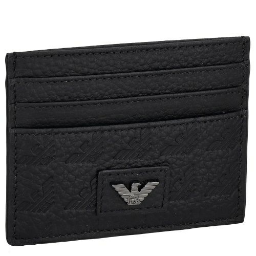 エンポリオアルマーニ カードケース メンズ ブラック EMPORIO ARMANI YEM320YQ67I 80001