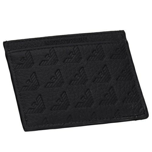エンポリオアルマーニ カードケース メンズ ブラック EMPORIO ARMANI YEM320YQ67I 80001