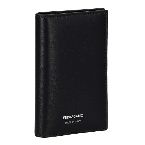 フェラガモ カードケース 名刺入れ メンズ ブラック FERRAGAMO 661332 770104 NERO