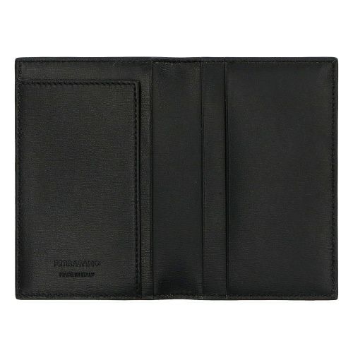 フェラガモ カードケース 名刺入れ メンズ ブラック FERRAGAMO 661332 770104 NERO