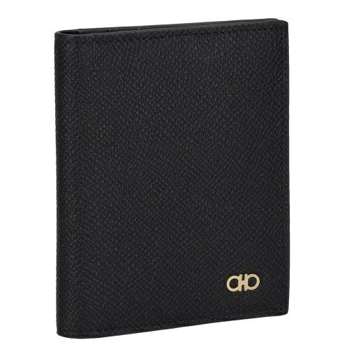 フェラガモ カードケース 名刺入れ レディース ダブルガンチーニ ブラック FERRAGAMO 661452 775661 NERO