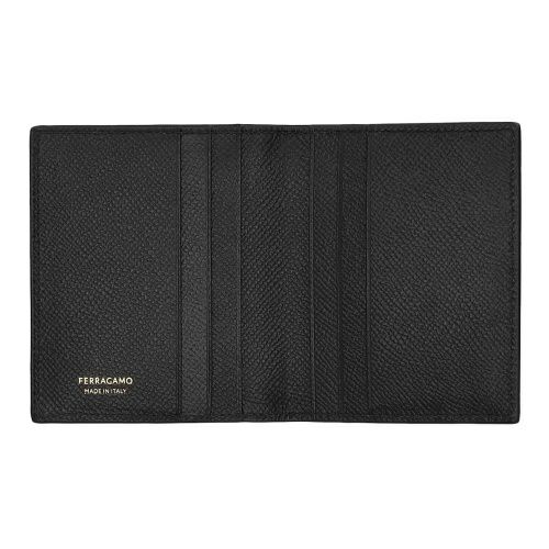 フェラガモ カードケース 名刺入れ レディース ダブルガンチーニ ブラック FERRAGAMO 661452 775661 NERO