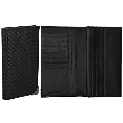 エンポリオアルマーニ 長財布 メンズ ブラック EMPORIO ARMANI Y4R624 