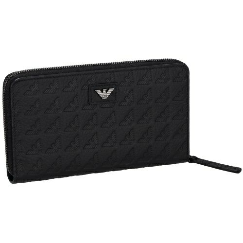 エンポリオアルマーニ 長財布 メンズ ブラック EMPORIO ARMANI YEME49 YQ67I 80001