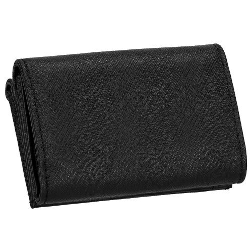 ヴィヴィアンウエストウッド 三つ折り財布 コンパクト財布 レディース SAFFIANO ブラック Vivienne Westwood 5115002EW N402 BLACK