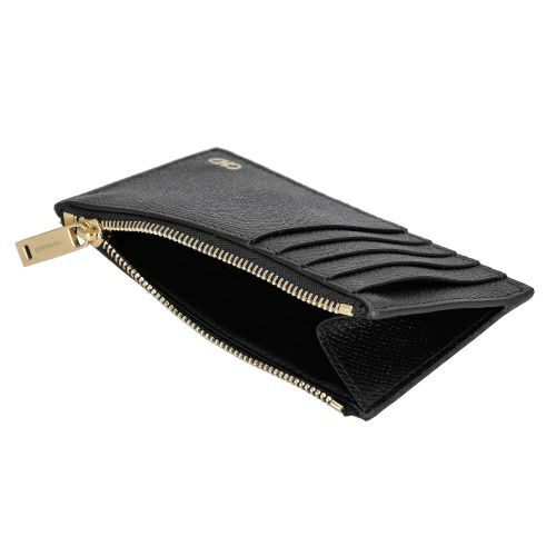フェラガモ フラグメントケース カードケース コインケース レディース ダブルガンチーニ ブラック FERRAGAMO 661453 775663 NERO