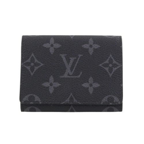 ルイヴィトン カードケース 名刺入れ メンズ モノグラム エクリプス アンヴェロップ･カルト ドゥ ヴィジット ブラック LOUIS VUITTON M12874