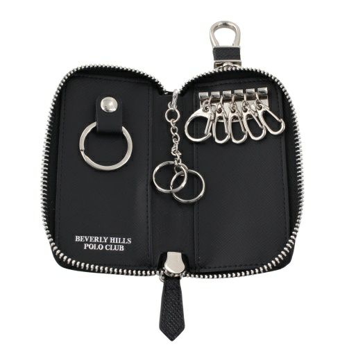 ビバリーヒルズポロクラブ キーケース メンズ ブラック BEVERLY HILLS POLO CLUB BHG-M3005