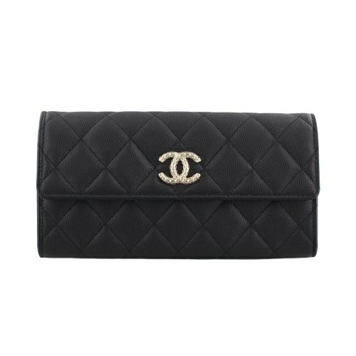 シャネル 長財布 レディース ブラック CHANEL AP4083 B16988 94305