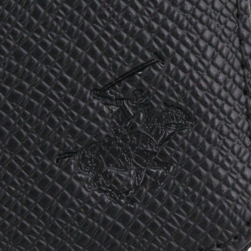 ビバリーヒルズポロクラブ 二つ折り財布 メンズ ブラック BEVERLY HILLS POLO CLUB BHG-M3004