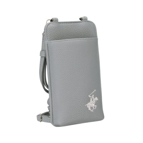 ビバリーヒルズポロクラブ ショルダーバッグ スマホショルダー メンズ レディース ブルー BEVERLY HILLS POLO CLUB BH2009 スレートブルー