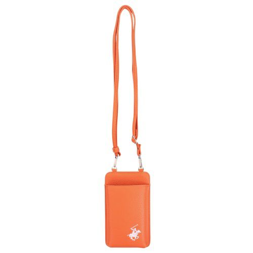 ビバリーヒルズポロクラブ ショルダーバッグ スマホショルダー メンズ レディース オレンジ BEVERLY HILLS POLO CLUB BH2009 クロムオレンジ