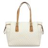 マイケルコース トートバッグ レディース ボイジャー ミディアム ロゴ トートバッグ VOYAGER ホワイト MICHAEL KORS 30F8GV6T2B 150 VANILLA