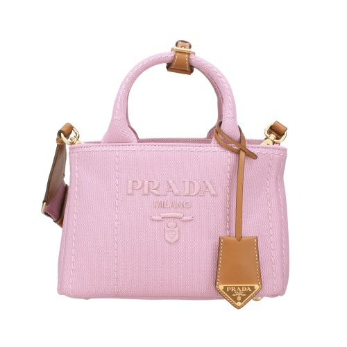 プラダ ハンドバッグ ショルダーバッグ レディース カナパ CANAPA RICAMO ピンク PRADA 1BA038 V 8OM 2CYA F04HD ALABASTRO C