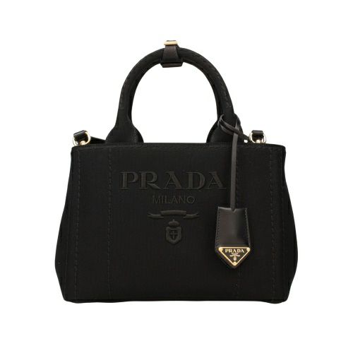 プラダ ハンドバッグ ショルダーバッグ レディース トライアングルロゴ ブラック PRADA 1BG464 V 8OM 2CYA F0002 NERO  | GINZA LoveLove（ラブラブ）