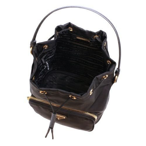プラダ ショルダーバッグ レディース トライアングルロゴ ブラック PRADA 1BH038 V UOO RV44 F0002 NERO
