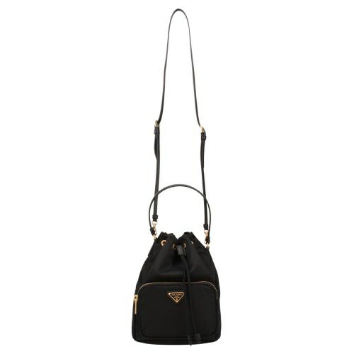 プラダ ショルダーバッグ レディース トライアングルロゴ ブラック PRADA 1BH038 V UOO RV44 F0002 NERO