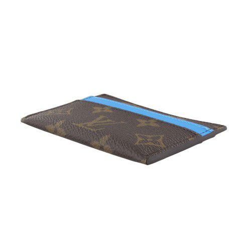 ルイヴィトン カードケース 名刺入れ レディース カードケース ポルト カルト･ダブル ブルー LOUIS VUITTON M12838 ガストン ブルー