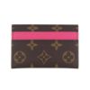 ルイヴィトン カードケース 名刺入れ レディース カードケース ポルト カルト･ダブル ピンク LOUIS VUITTON M12841 ポンディシェリ ピンク