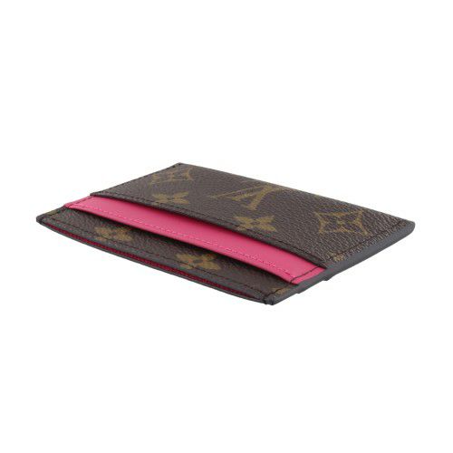 ルイヴィトン カードケース 名刺入れ レディース カードケース ポルト カルト･ダブル ピンク LOUIS VUITTON M12841 ポンディシェリ ピンク