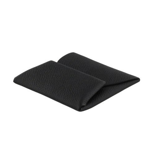 エルメス バスティア ノワール エプソン シルバー金具 W刻印 ブラック  