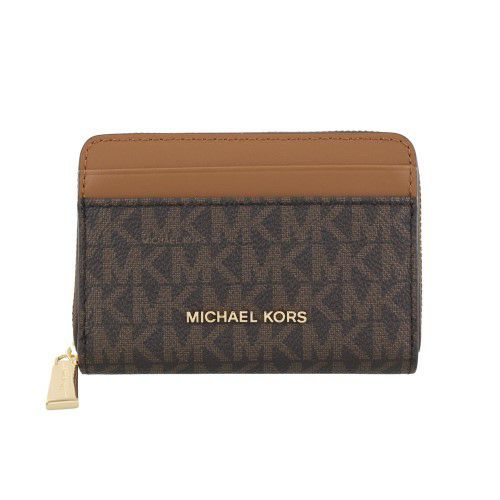 マイケルコース コインケース レディース JET SET CHARM ブラウン MICHAEL KORS 32T4GJ6Z5B 252 BRN ACORN