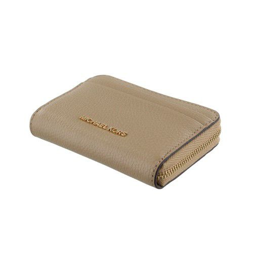 マイケルコース コインケース レディース ジェットセット スモール ペブルドレザー ジップアラウンド ベージュ MICHAEL KORS 32T4GJ6Z5L 222 CAMEL