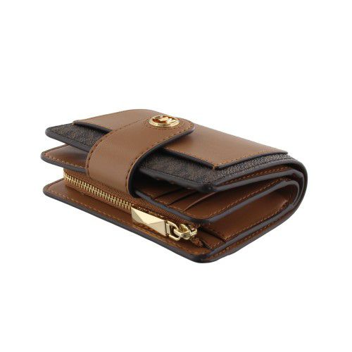 マイケルコース 二つ折り財布 レディース ブラウン MICHAEL KORS 32R4G0KF5B 252 BRN ACORN