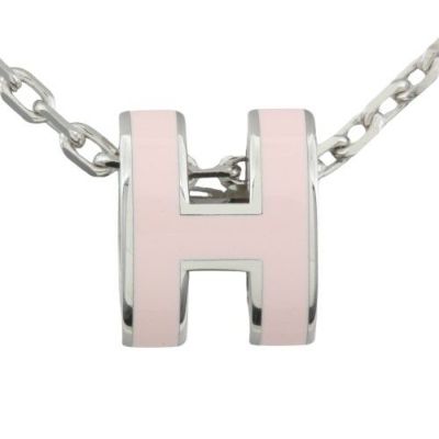 エルメス ネックレス レディース MINI POP H ピンク HERMES H147992FP85 ROSE DRAGEE/SV