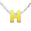 エルメス ネックレス レディース MINI POP H イエロー HERMES H147992FO17 NEW LIME/SV
