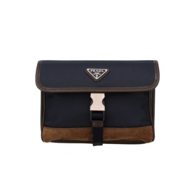 プラダ ショルダーバッグ メンズ ネイビー PRADA 2ZH108 384 F0C1B BLU+CAFFE