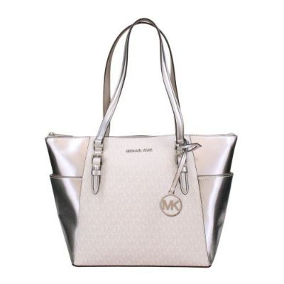 マイケルコース トートバッグ レディース シルバー MICHAEL KORS 35F4SCFT3V SILVER