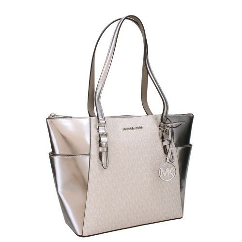 マイケルコース トートバッグ レディース シルバー MICHAEL KORS  